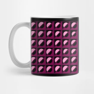 Optical illusion in pink Mug